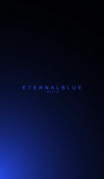 [LINE着せ替え] ETERNALBLUELIGHT -MEKYM-の画像1