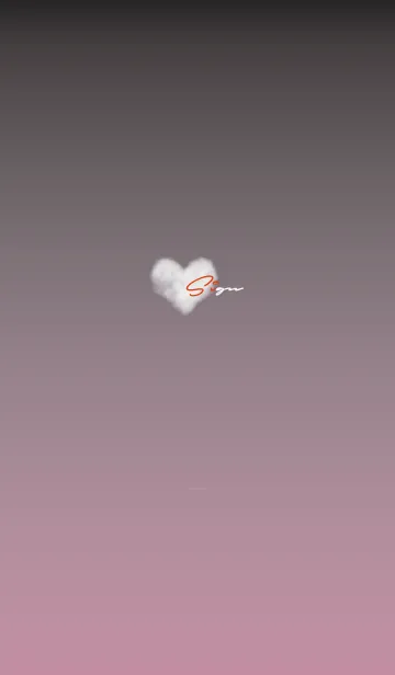 [LINE着せ替え] 黒とピンク : 空とサイン文字の画像1