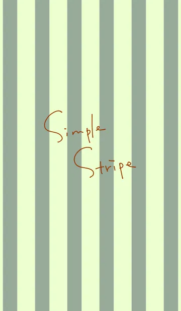[LINE着せ替え] Simple Stripe【Mint】の画像1