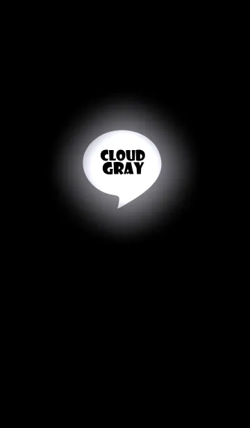 [LINE着せ替え] Cloud Grey In Black Vr.4 (jp)の画像1