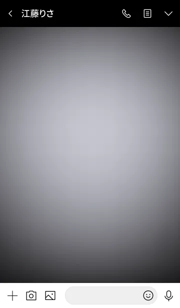 [LINE着せ替え] Cloud Grey In Black Vr.4 (jp)の画像3