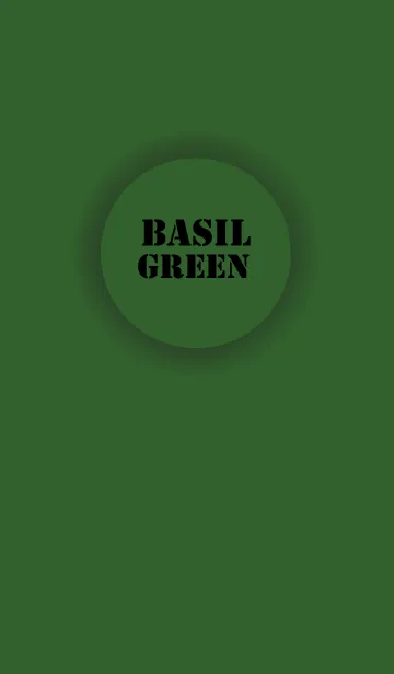 [LINE着せ替え] Love Basil Green Button V.2 (jp)の画像1