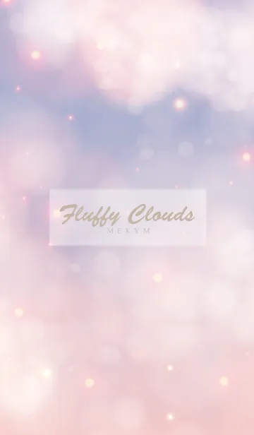 [LINE着せ替え] Fluffy Clouds -PURPLE SKY-の画像1