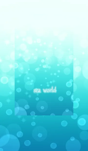 [LINE着せ替え] 爽やかシー・ワールド・グリーンアクアの画像1