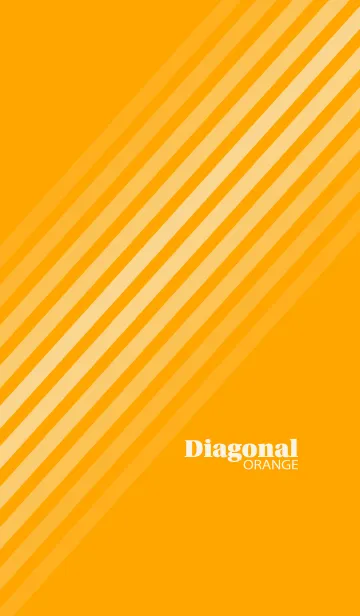 [LINE着せ替え] Diagonal Orangeの画像1