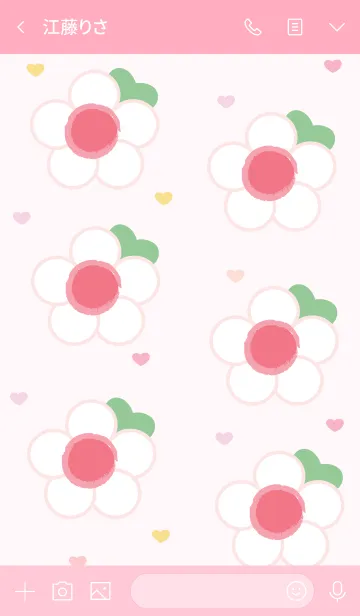 [LINE着せ替え] Lovely mini flower 92 :)の画像3