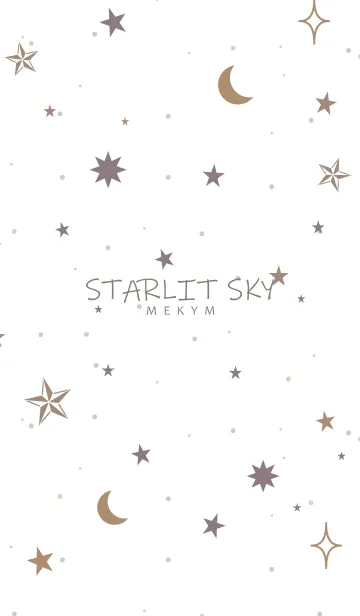 [LINE着せ替え] STARLIT SKY -MEKYM- 17の画像1