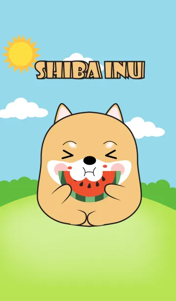 [LINE着せ替え] Fat Shiba Inu (jp)の画像1