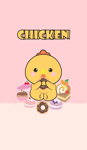 [LINE着せ替え] Sweet Chicken Theme (jp)の画像1