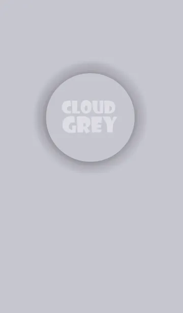 [LINE着せ替え] Love Cloud Gray Button V.2 (jp)の画像1