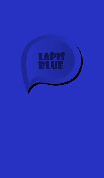 [LINE着せ替え] Lapis Blue Button (jp)の画像1