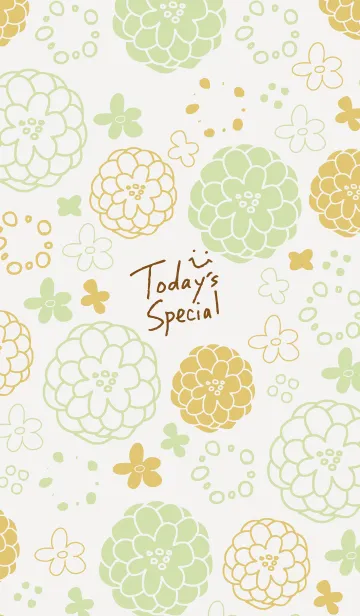 [LINE着せ替え] 大人お花模様27の画像1