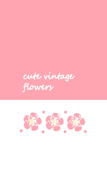 [LINE着せ替え] Cute vintage flower 19 :)の画像1