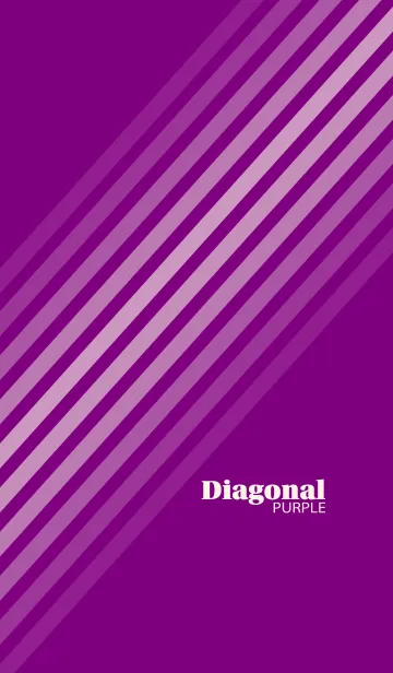 [LINE着せ替え] Diagonal Purpleの画像1