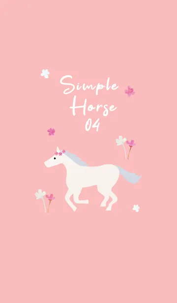 [LINE着せ替え] simple Horse_04の画像1