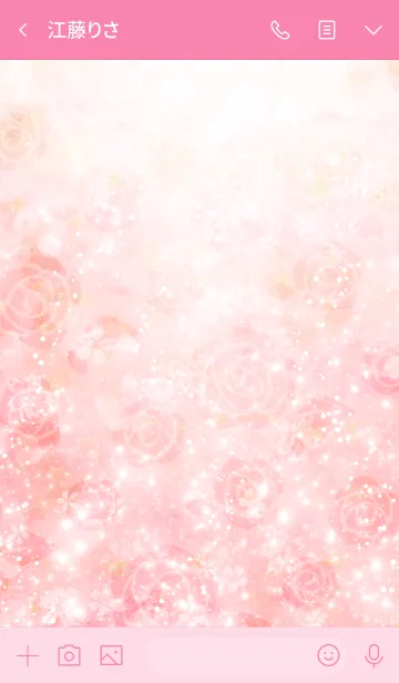 [LINE着せ替え] えりこ用薔薇の花の着せ替えの画像3
