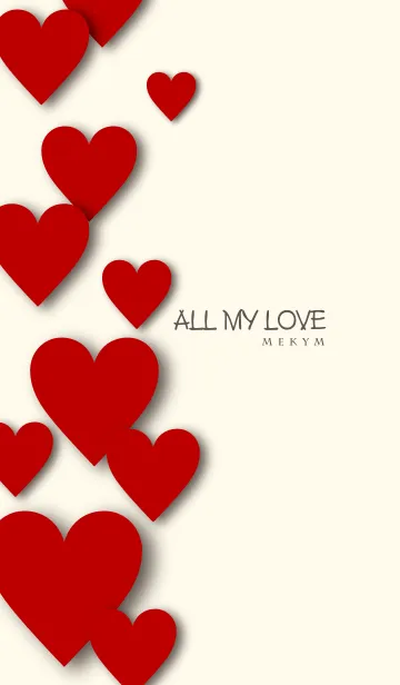 [LINE着せ替え] ALL MY LOVE -HEART-の画像1