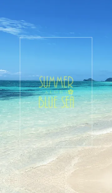 [LINE着せ替え] SUMMER BLUE SEA ALOHA 50.の画像1