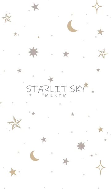 [LINE着せ替え] SIMPLE STARLIT SKY. -MEKYM- 22の画像1
