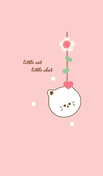 [LINE着せ替え] little cat with little heart 16の画像1