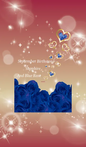 [LINE着せ替え] ボルドー : 誕生石9月のサファイアの画像1