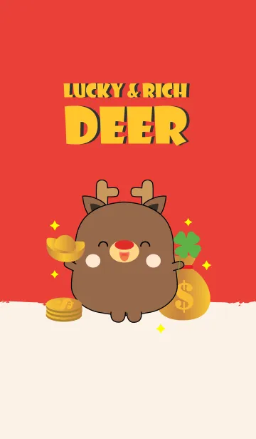 [LINE着せ替え] Lucky & Rich Deer (jp)の画像1