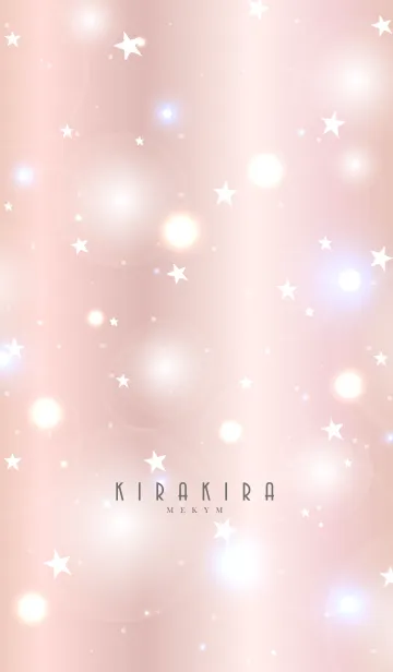[LINE着せ替え] -KIRAKIRA STAR- PINK GOLDの画像1