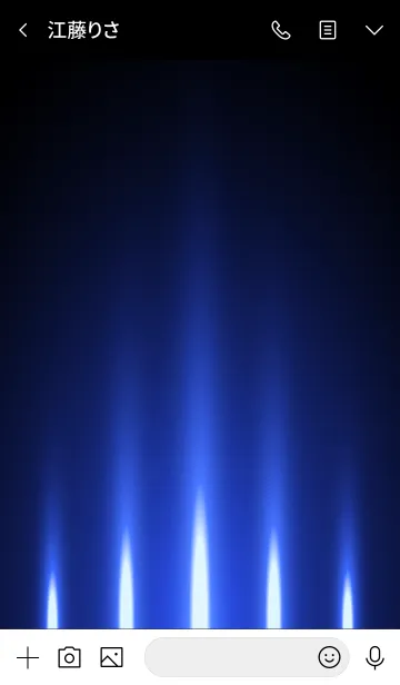 [LINE着せ替え] ETERNALBLUE LIGHT. -MEKYM-の画像3