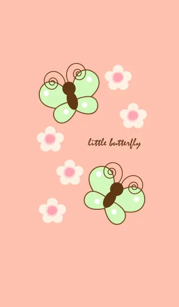 [LINE着せ替え] vintage butterfly theme 32の画像1