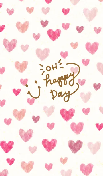 [LINE着せ替え] ハートたくさん-スマイル9-の画像1