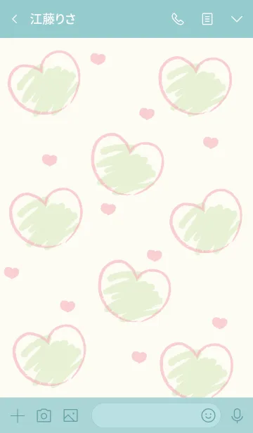 [LINE着せ替え] Sweet mini heart new version 10の画像3