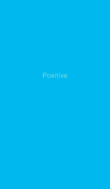 [LINE着せ替え] Positive / Light Blueの画像1