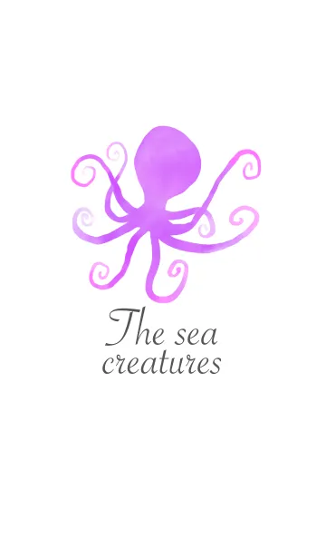 [LINE着せ替え] The sea creaturesの画像1
