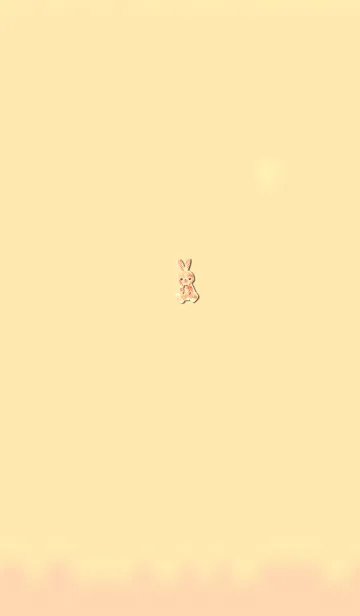 [LINE着せ替え] Simple plush rabbit 4の画像1