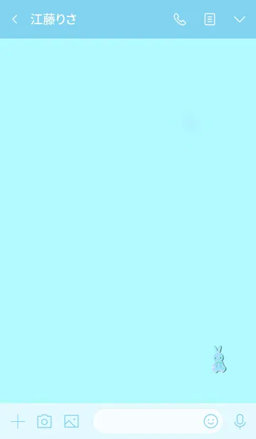 [LINE着せ替え] Simple rabbit 53の画像3