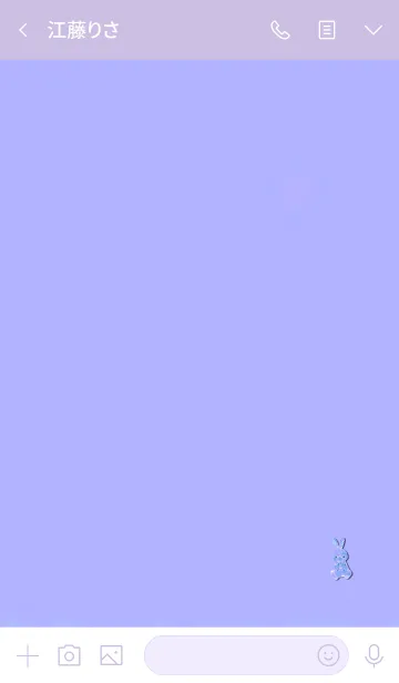 [LINE着せ替え] Simple rabbit 54の画像3