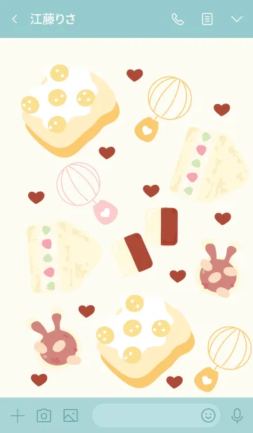 [LINE着せ替え] Yummy sandwich 29 :)の画像3