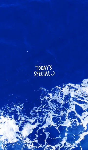 [LINE着せ替え] 深い青の海 波20の画像1