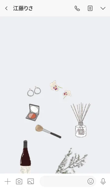 [LINE着せ替え] シンプル・ナチュラル 大人女子の画像3