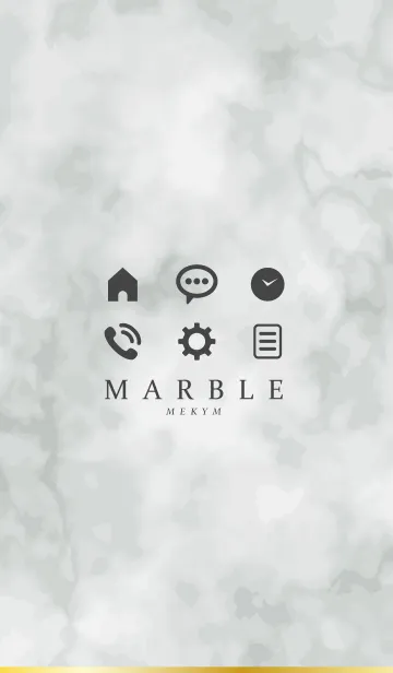 [LINE着せ替え] MARBLE -SIMPLE MONOTONE- 16の画像1