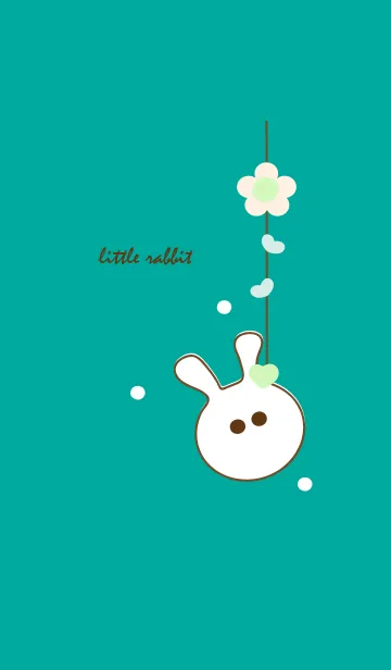 [LINE着せ替え] little rabbit with little heart 21の画像1