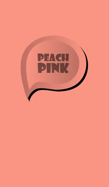 [LINE着せ替え] Peach Pink Button (jp)の画像1