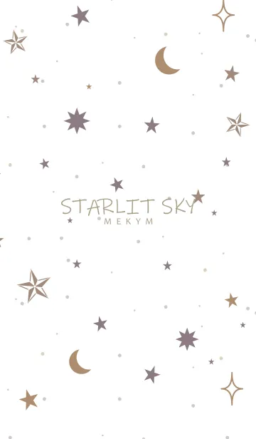 [LINE着せ替え] STARLIT SKY -MEKYM- 18の画像1