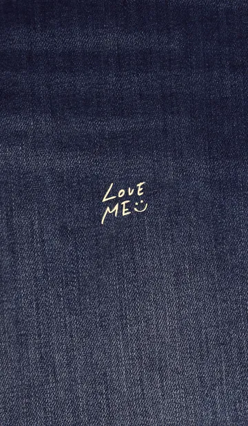 [LINE着せ替え] デニム-イエロー5-の画像1