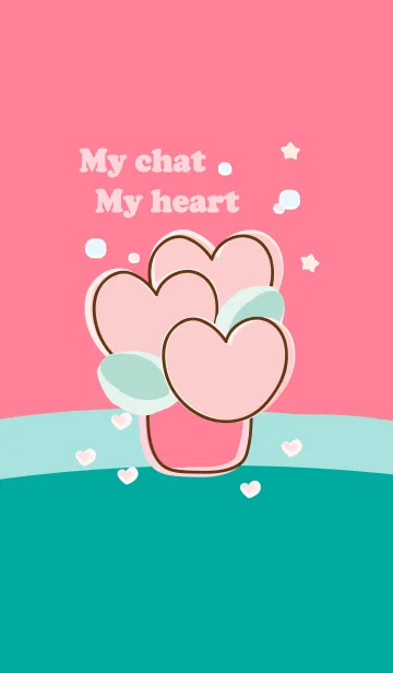 [LINE着せ替え] My chat my heart flowerの画像1