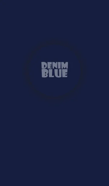 [LINE着せ替え] Love Denim Blue Button V.2 (jp)の画像1