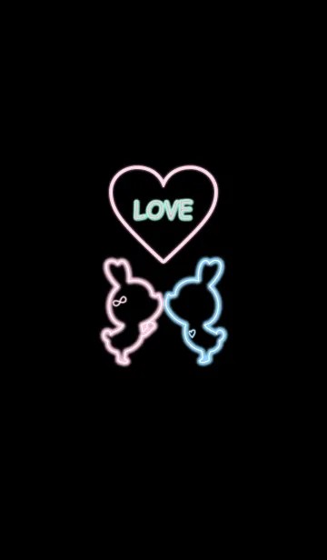 [LINE着せ替え] LOVE THEME NEON 23.の画像1