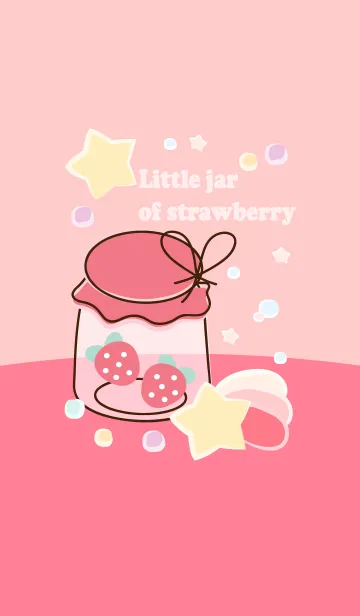 [LINE着せ替え] little jar of strawberryの画像1