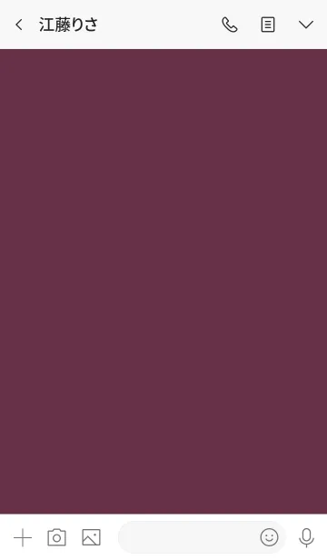 [LINE着せ替え] Grape Purple Button In White (jp)の画像3