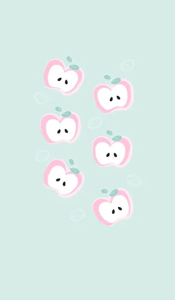 [LINE着せ替え] Yummy apples theme 53 :)の画像1